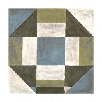 Patchwork Tile II by Vanna Lam art print