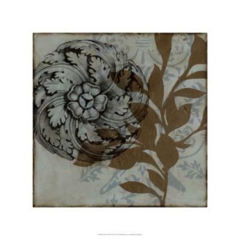 Dusty Rosettes II by Jennifer Goldberger art print