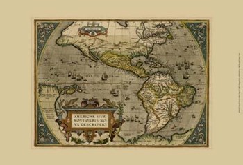 Small Novi Orbis Map art print