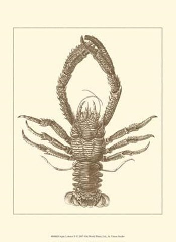Sepia Lobster II art print