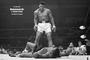 Muhammad Ali - 1965 1st Round Knockout Against Sonny Liston art print