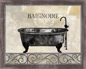 Bath Silhouette I art print