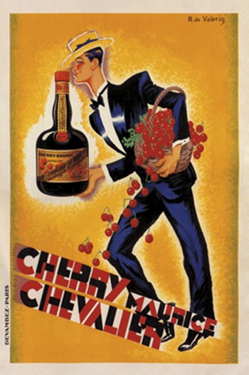 Cherry Maurice Chevalier by Roger de Valerio art print