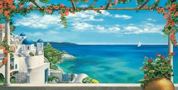 Village in Greece art print