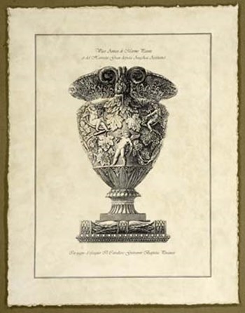 Vintage Harvest Urn I by Francesco Piranesi art print