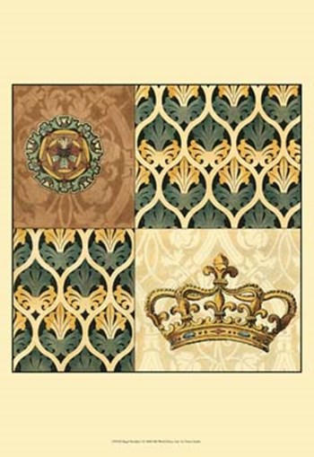 Regal Heraldry I by Vision Studio art print