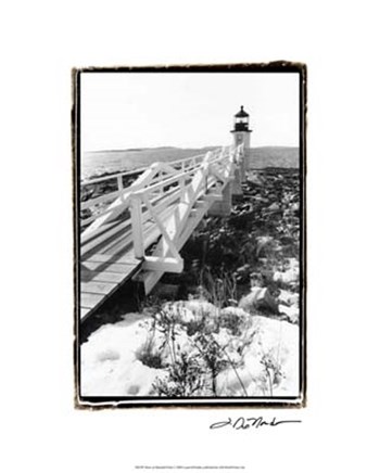 Snow at Marshall Point by Laura Denardo art print