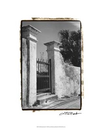 Old Bemuda Gate II by Laura Denardo art print