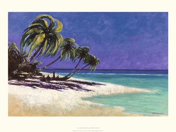 Coconut Beach by Jonathan Sanders art print