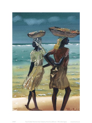 Fishermen&#39;s Wives by Patrick Bradfield art print