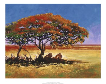 African Shade by Jonathan Sanders art print