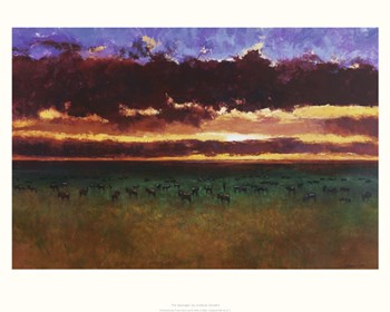 Serengeti by Jonathan Sanders art print