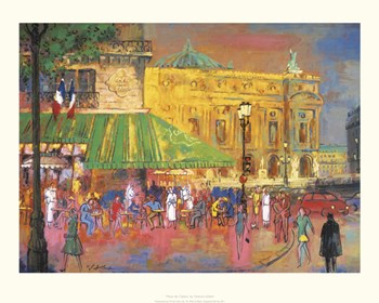 Place de l&#39;Opera by Terence Gilbert art print