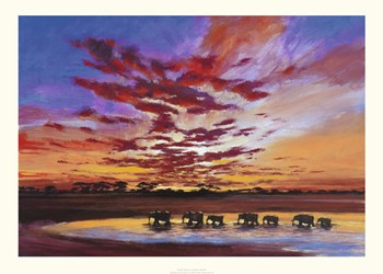 African Sky by Jonathan Sanders art print