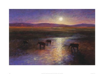 Crossing the Tana River by Jonathan Sanders art print