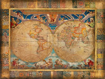 Terrarum Orbis by Edward Algernon Stuart Douglas art print