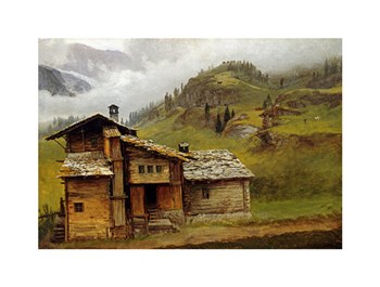 Mountain House by Albert Bierstadt art print