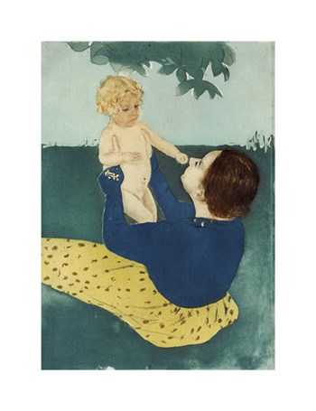 Under The Horse Chestnut Tree by Mary Cassatt art print