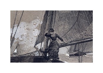 Yachting Girl by Winslow Homer art print