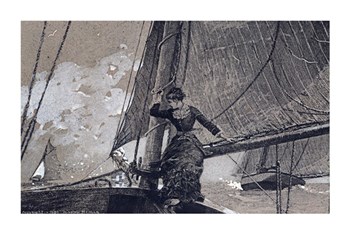 Yachting Girl by Winslow Homer art print