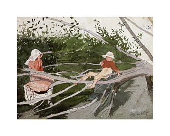 Out on a Limb by Winslow Homer art print