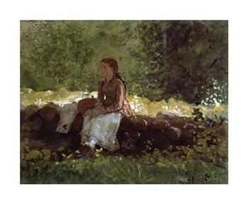 On The Fence by Winslow Homer art print