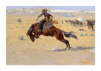 A Cold Morning on The Range by Frederic Remington art print