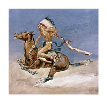 Pony War Dance by Frederic Remington art print