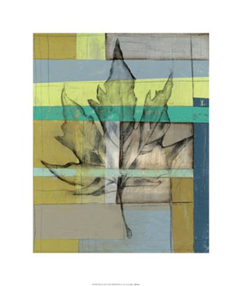 Woven Leaf I by Jennifer Goldberger art print