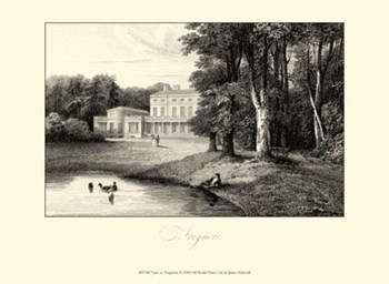 View of Frogmore by James Hakewill art print