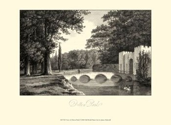 View of Ditton Park by James Hakewill art print