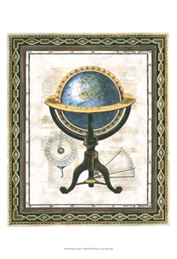 Traditional Globe I by Vision Studio art print