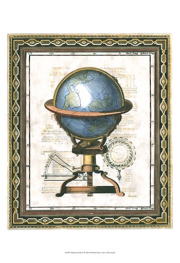 Traditional Globe II by Vision Studio art print