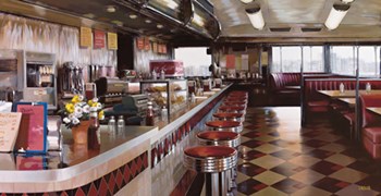 New York Diner by Luigi Rocca art print