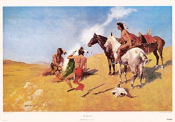 The Smoke Signal by Frederic Remington art print