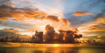 Sunset in Polynesia by Ashley Cooper art print