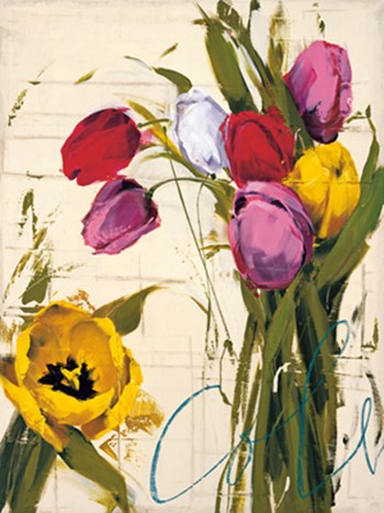 Bouquet of Tulips I by Antonio Massa art print