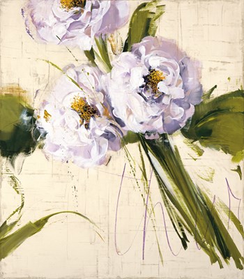 White Flowers by Antonio Massa art print