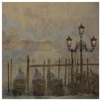 Mini Dawn and the Gondolas II by Terry Lawrence art print