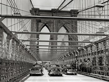 Brooklyn Bridge, 1951 art print