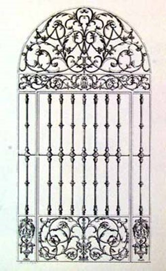 Wrought Iron Gate III art print