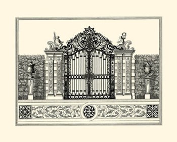 The Grand Garden Gate II by O. Kleiner art print