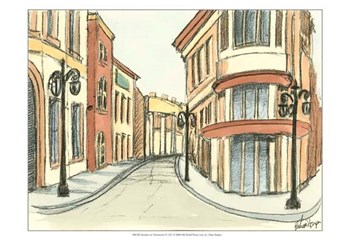 Sketches of Downtown IV by Ethan Harper art print