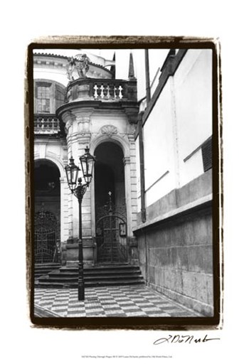 Passing through Prague III by Laura Denardo art print