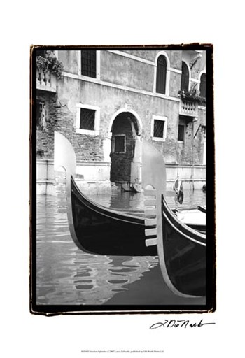 Resting Gondolas by Laura Denardo art print