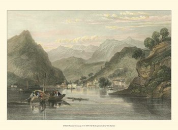 Pastoral Riverscape VI by W. H. Bartlett art print