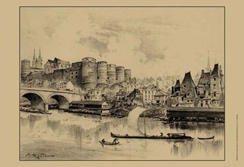 Riverside Estate II by Albert Robida art print