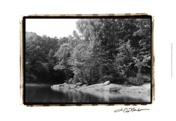 Serene Lake III by Laura Denardo art print