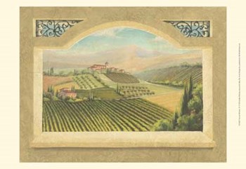 Vineyard Window IV by Joelle McIntyre art print