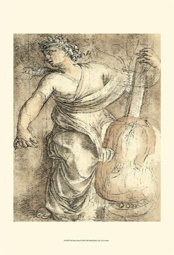 The Muse Erato by Eustache Le Sueur art print